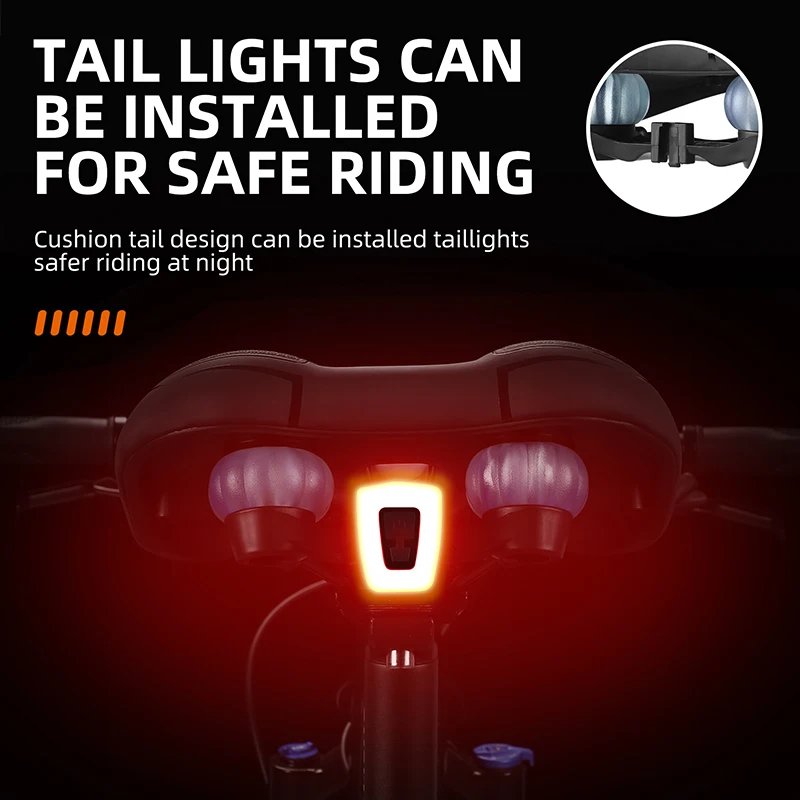 Thicken Bicycle Saddle Comfortable Shockproof Cycling Seat Hollow Non-slip Soft Cushion Travel MTB Road Bike Saddle bicycle saddle