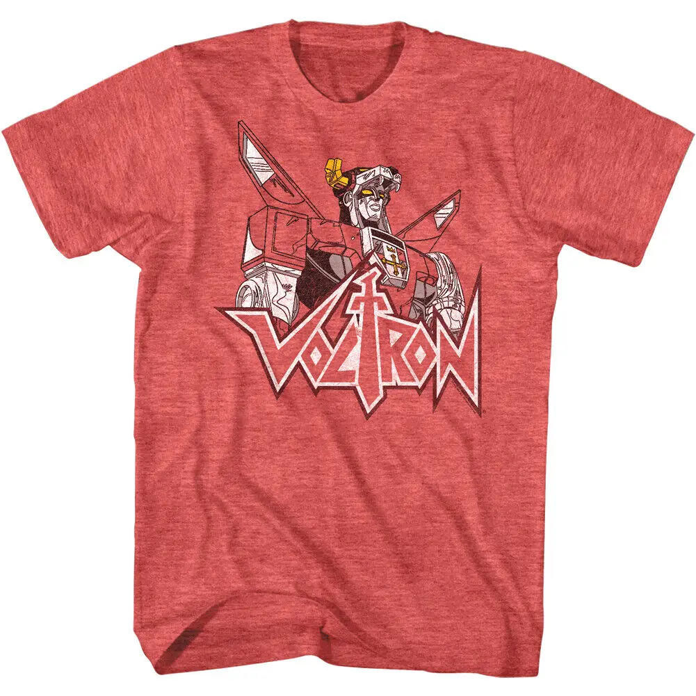Voltron Lion Force Robot Fade Maglietta Da Uomo Vintage Golion Team Defender
