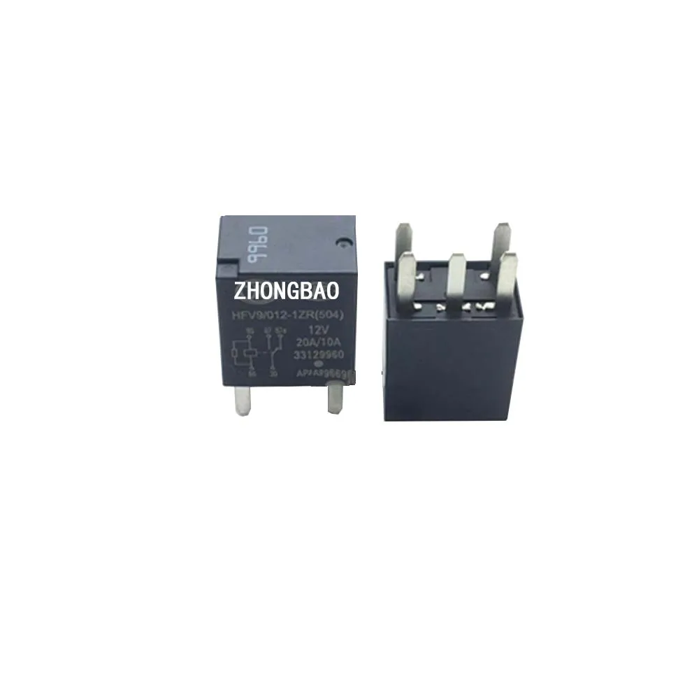 

Free shipping(10pieces/lot) Original New HFV9 012-1ZR HFV9-012-1ZR 12VDC DIP-5 20A/10A Automotive Relays