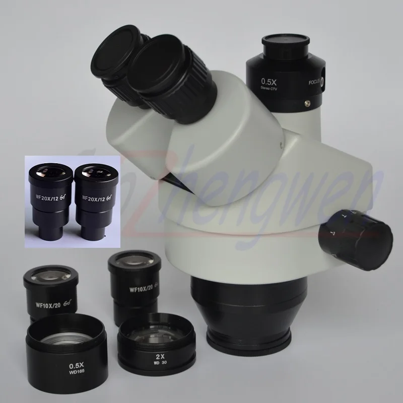 

FYSCOPE NEW ARRIVE 3.5X-180X Simul-Focal Trinocular Zoom Stereo Microscope Head + 0.35 C-MOUNT