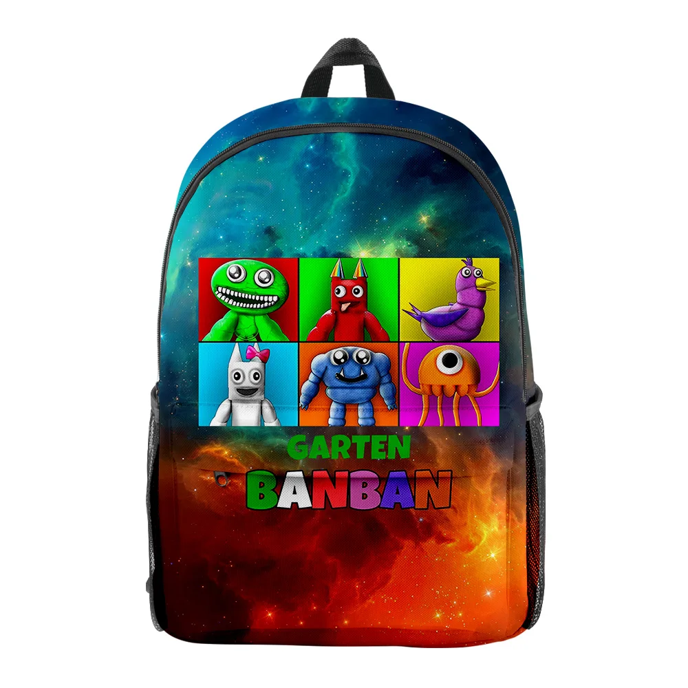 Popular Fashion Garten of Banban Bookbag Notebook Backpacks 3D Print Oxford Waterproof Boys/Girls Casual Travel Backpacks
