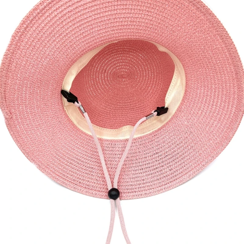 Portable Hat Lanyard Adjustable Hat Strap Clip for Adult Teens Outdoor Camping Travel Windproof Cap Holder Anti-lost Rope Cord 4