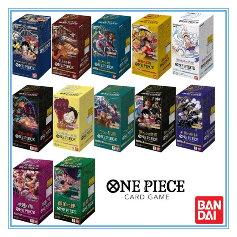 Bandai Original Anime Booster Box One Piece OP09 OP10 OP12 EB02 PRB02 Awakening of The New Era Tcg Collection Card Toy Gift
