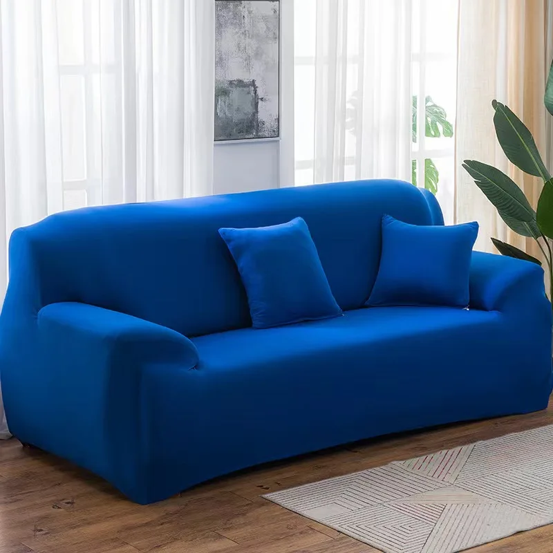 thumbnail image 1 of Funda elástica sólida para sofá de 1, 2, 3 o 4 plazas, funda para sofá, sillón, funda para sofá de esquina en forma de L, funda para sala de estar, 1 of 5