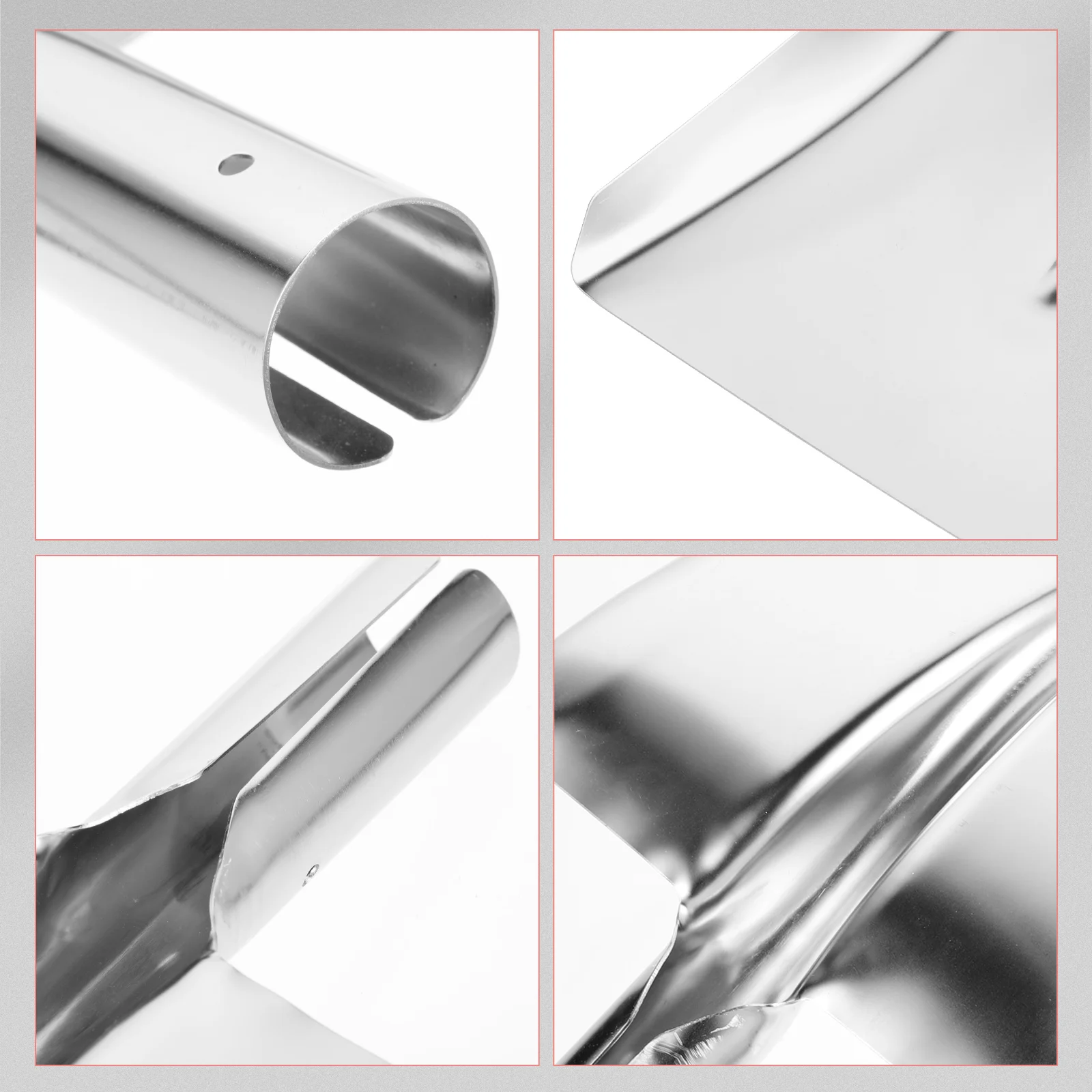 Stainless Steel Snow Iron Dustpan Non Handle Shovels Cleaning Metal Garbage Spades Travel