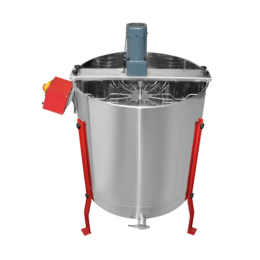 Seamless 6 frames electrical honey extractor