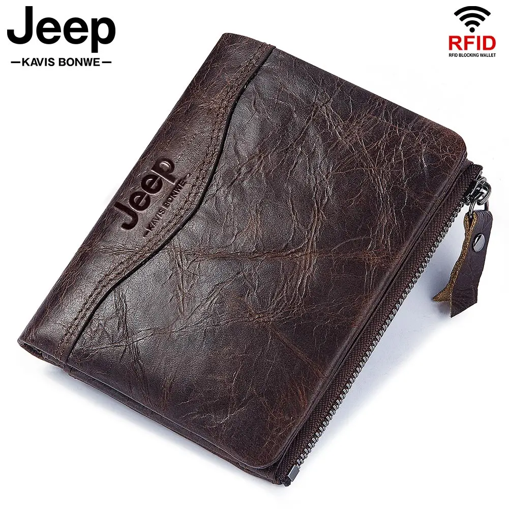 leather wallet Men Hasp Design Short Purse Passport Photo Holder For Male Clutch Wallets Engraving