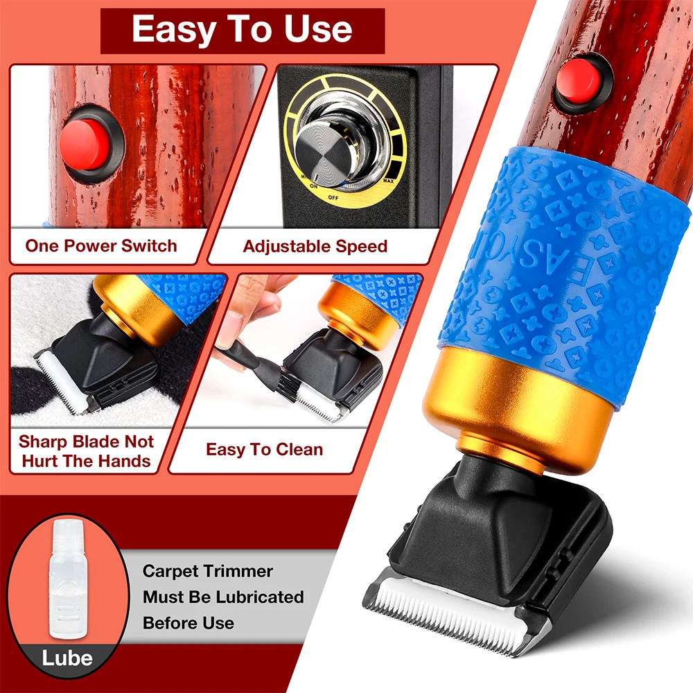 Pet Hair Trimmer Dog Hair Trimmer Dog Clipper Pet Clipper Hair Trimmer 200W 110V-220V Electric Scissors