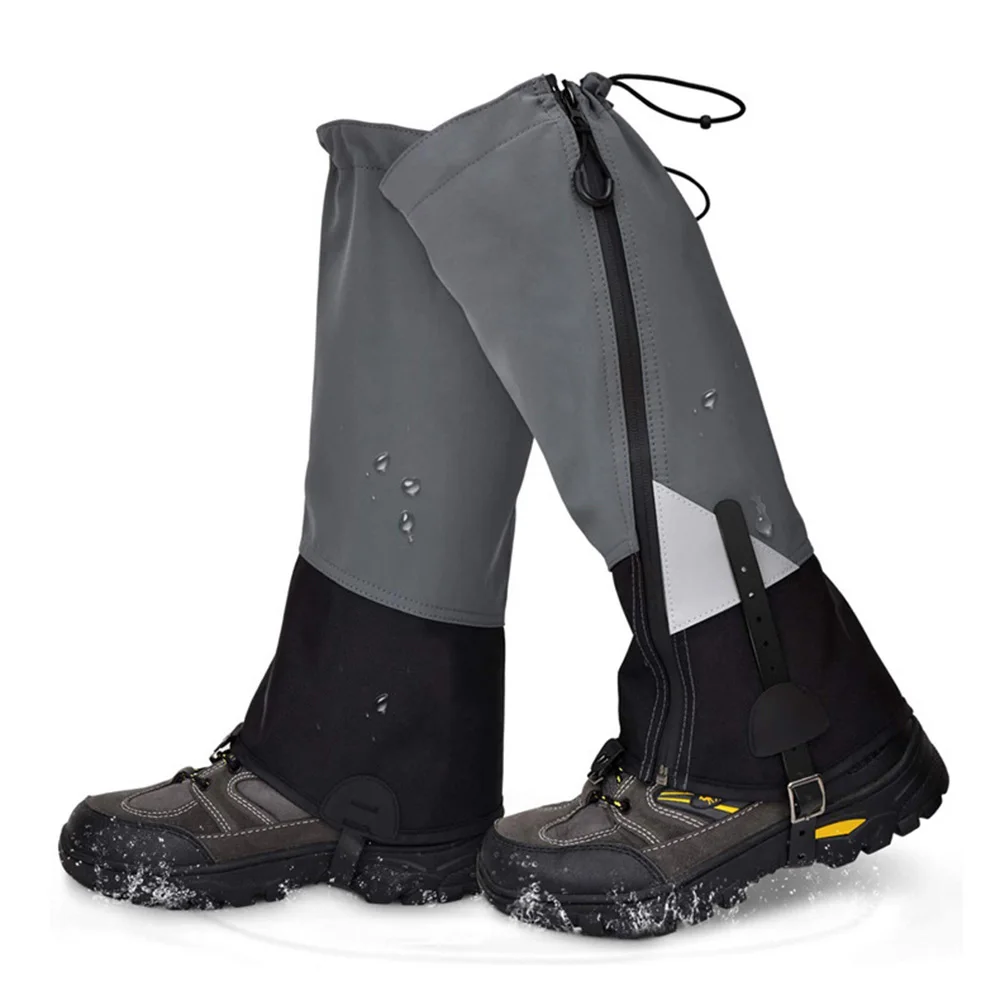 Ski Protective Gear Legging Gaiter Travel Outdoor Leg Warmers Hiking Skiing Waterproof Winter Shoe Cover Boot Tourist Foot Protection