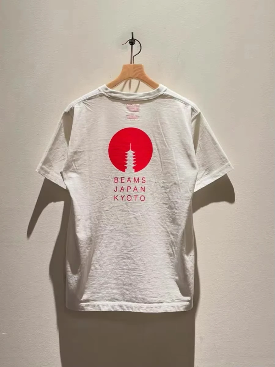BEAMS JAPAN KYOTO PRINT T-shirt Fuji 25SS Short-sleeved T