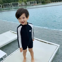 Children's Swimsuit Boys' Treasure One-Piece Swimsuit Children's Vacation Long Sleeved Quick Drying One-Piece Swimsuit 5