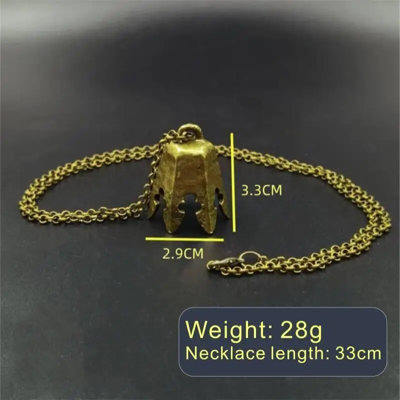 Black Myth Wukong Peripherals Collection Edition Gold Hoop Ring Badge Wind Chime Necklace Badge Commemorative Game Jewelry Gifts
