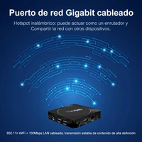 TV Fire Box MX10 K1 Android 14 Allwinner H313 Quad-core Mali-G31 Smart TV Box Multi-Languages TV Stream - Image 4