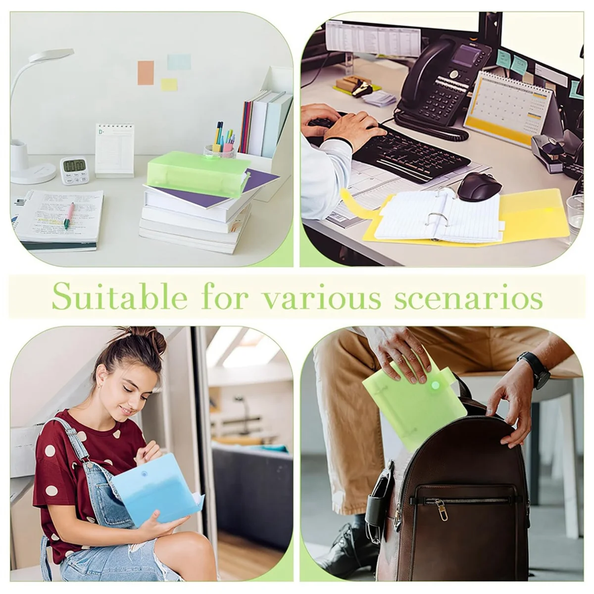 Portable Loose-Leaf Note Organizer Book Office Records Important Journal Note Book Loose-Leaf Folder Storage Stationery New 2024 - 6