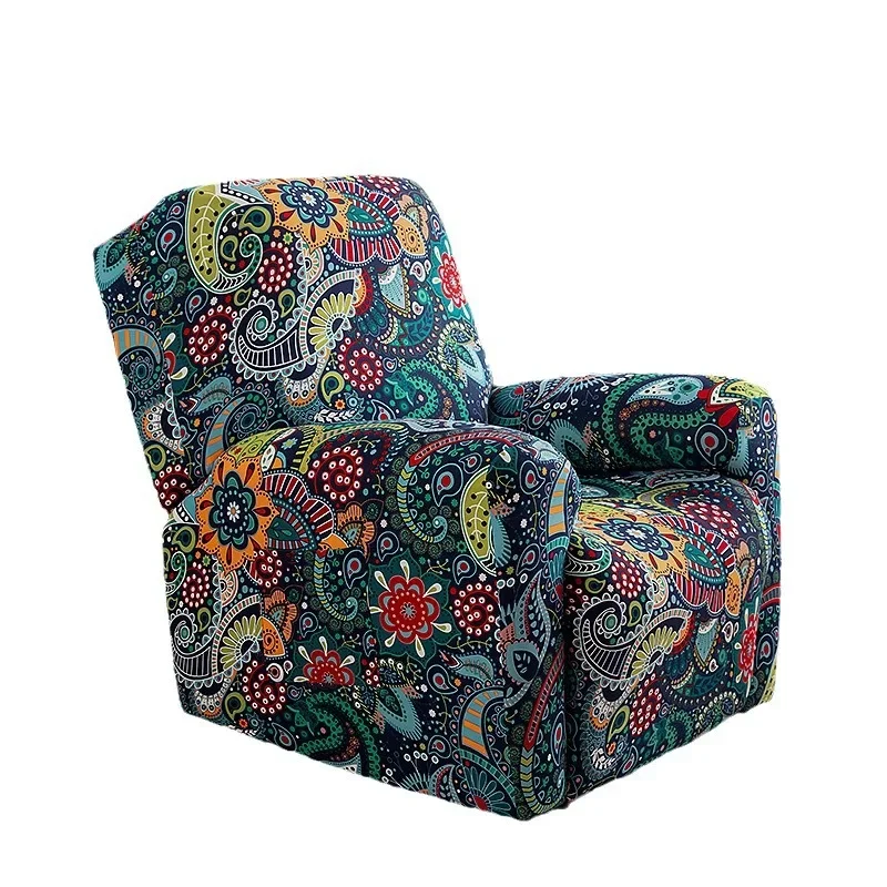 1 Seater Anti-dirty Armchair Sofa Protector 4Pcs Split Recliner Sofa Cover Stretch Relax  Chair Cover Living Room 6