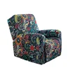 1 Seater Anti-dirty Armchair Sofa Protector 4Pcs Split Recliner Sofa Cover Stretch Relax  Chair Cover Living Room 6