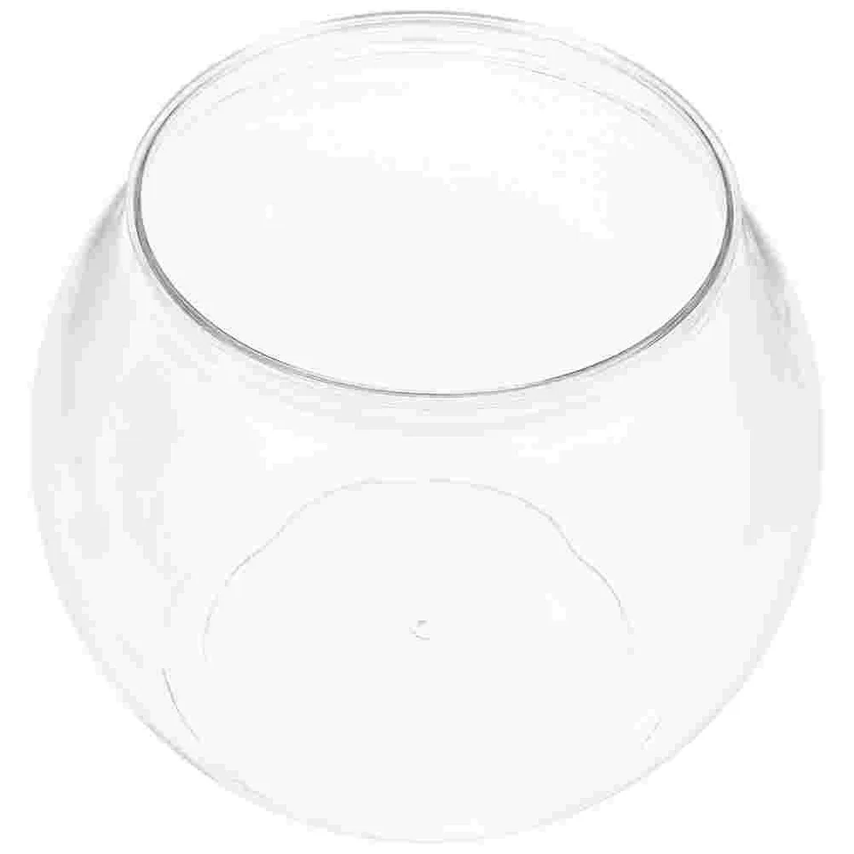 Ciotole Plastica Trasparente 16 Once - Confezione Da 12, Senza BPA, Per Pesci, Caramelle E Feste