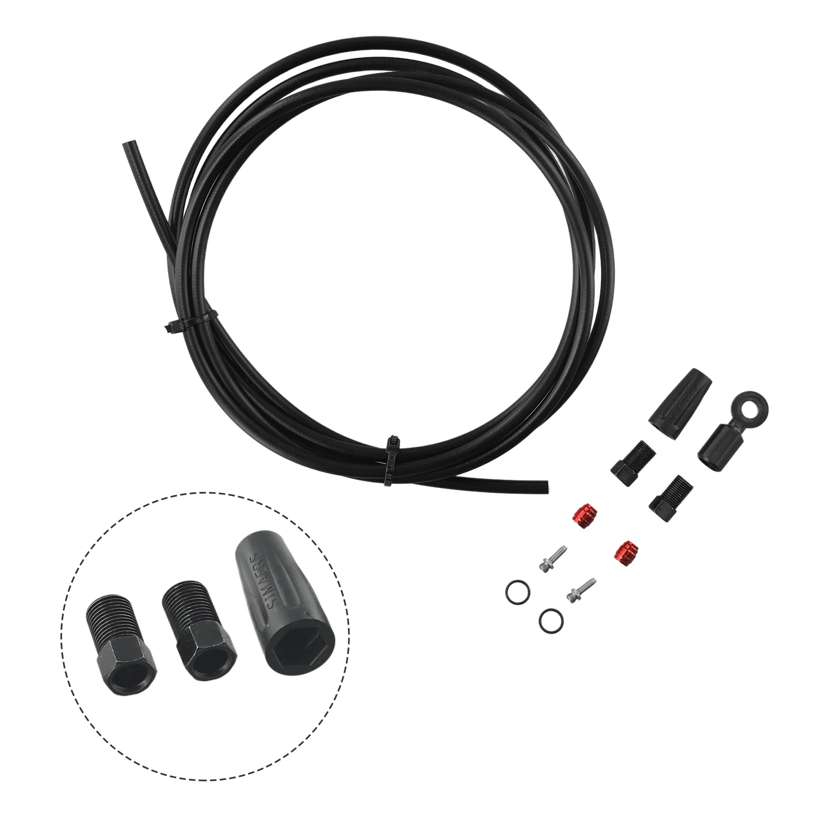 

Высококачественный велосипедный Гидравлический тормозной шланг, комплект для плоского крепления SRAM HRD Red Force Apex, долговечная долговечность