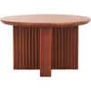 Home Collection Natural Brown Round Top Coffee Table 5