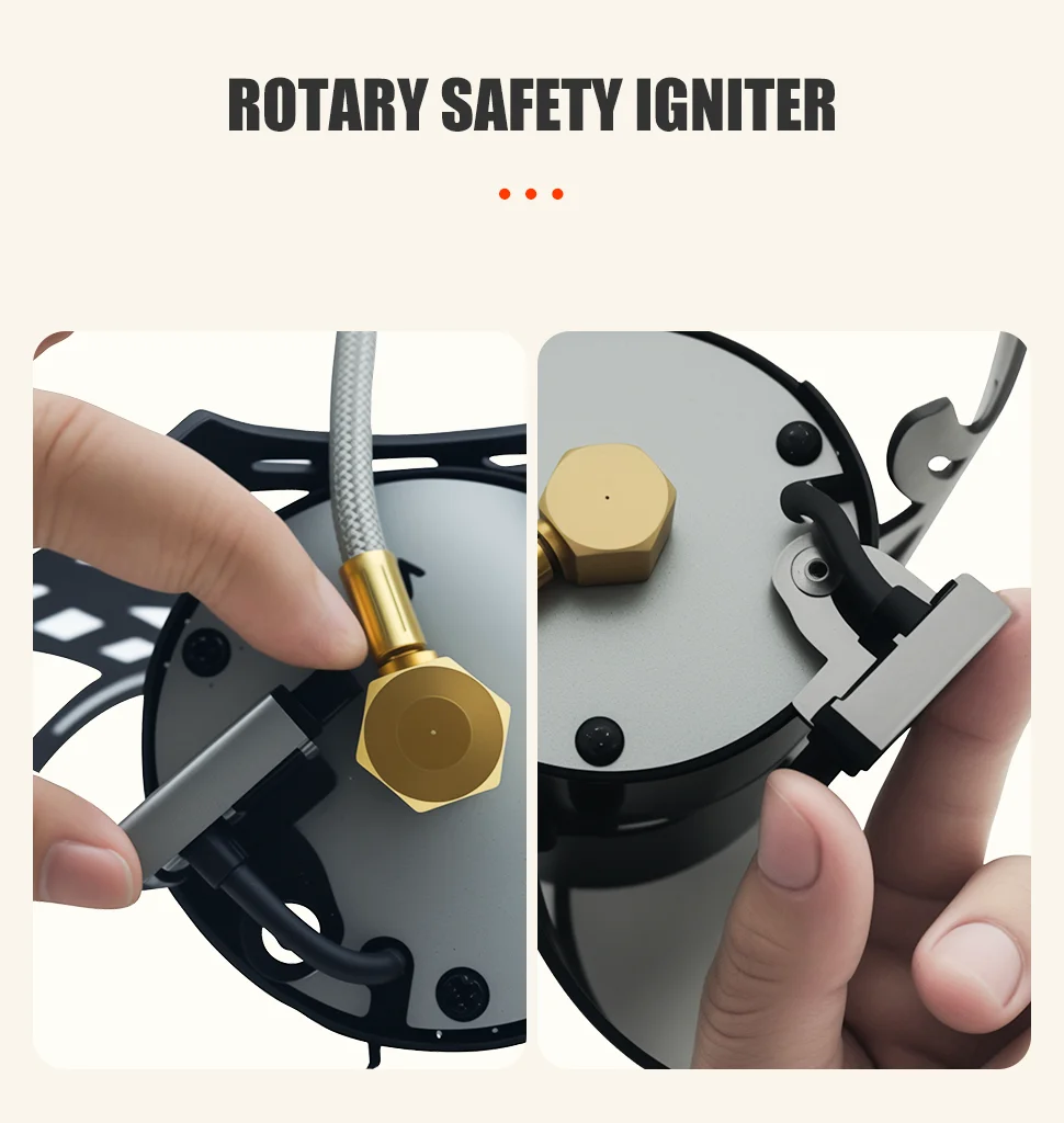 Portable camping burner