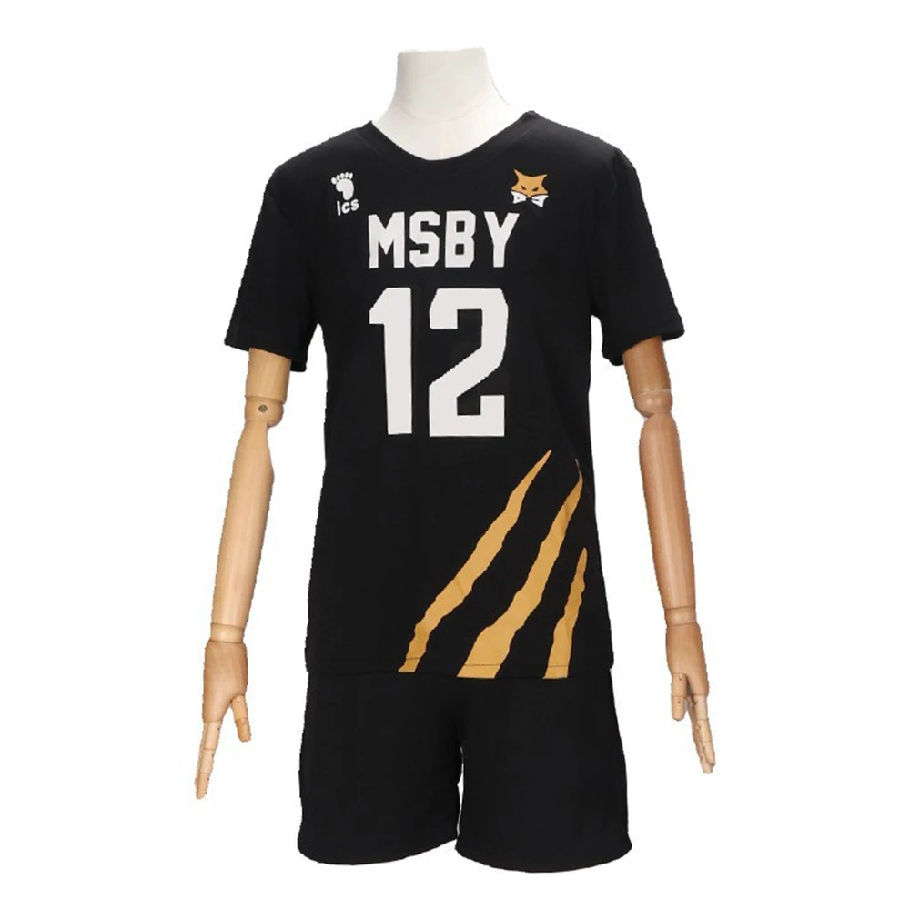 Haikyuu!!-Inspired Volleyball Jersey Costume Set for Cosplay Events