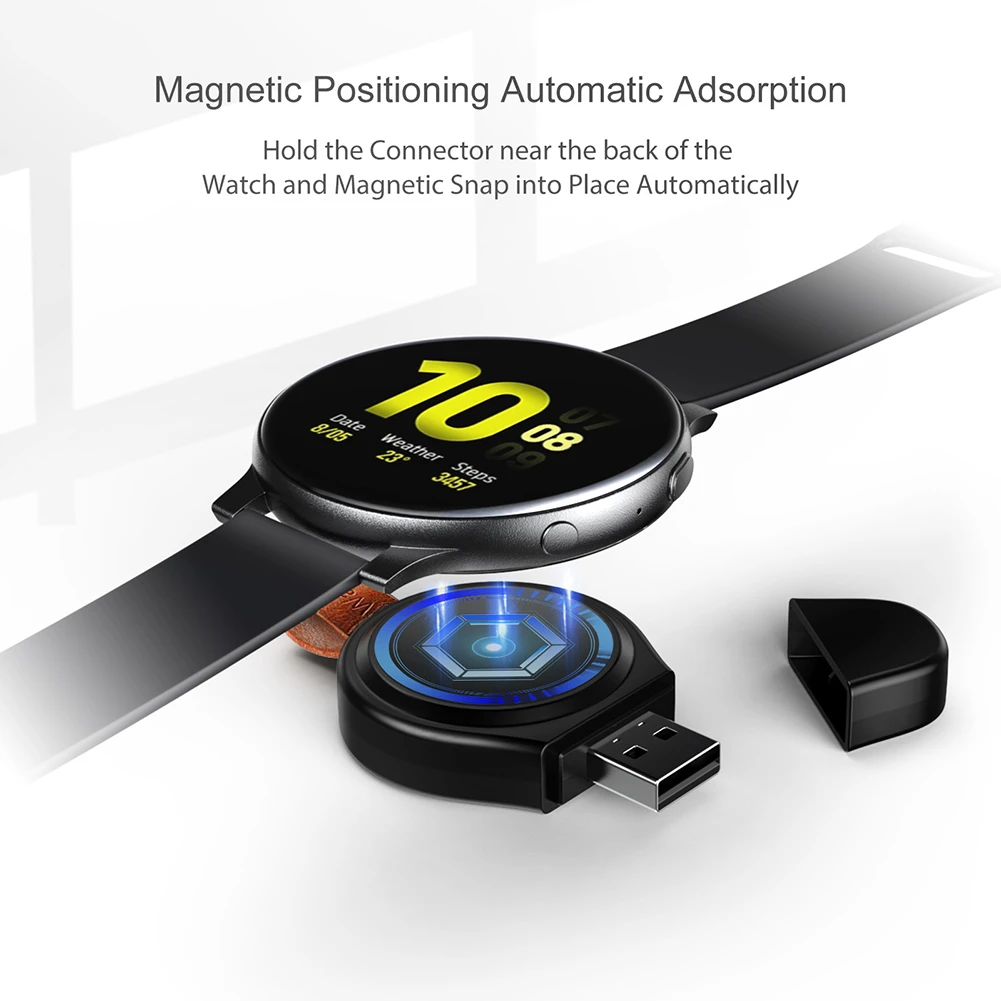 Portable Watch Charger For Samsung Galaxy Watch4 Watch3 Active Active2 Smartwatch Magnetic Usb Wireless Travel Cordless Charger Chargers Aliexpress