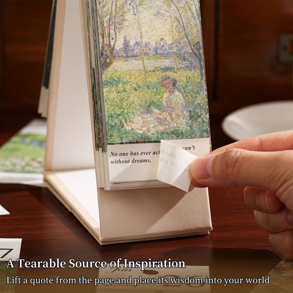 2026 Vintage Oil Painting Daily Desk Calendar 5