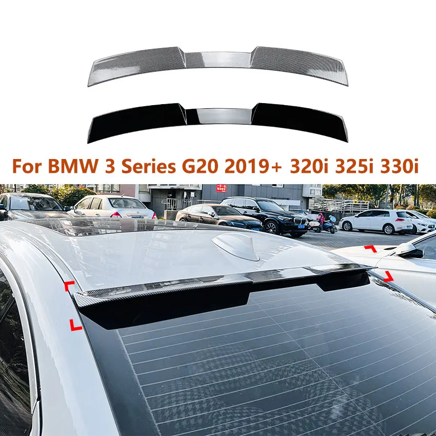 

For BMW 3 Series G20 2019+ 320i 325i 330i Roof Trunk Tail Wing Rear Lip Wing Fixed Wind Wing Spoiler Body Exterior Decoration