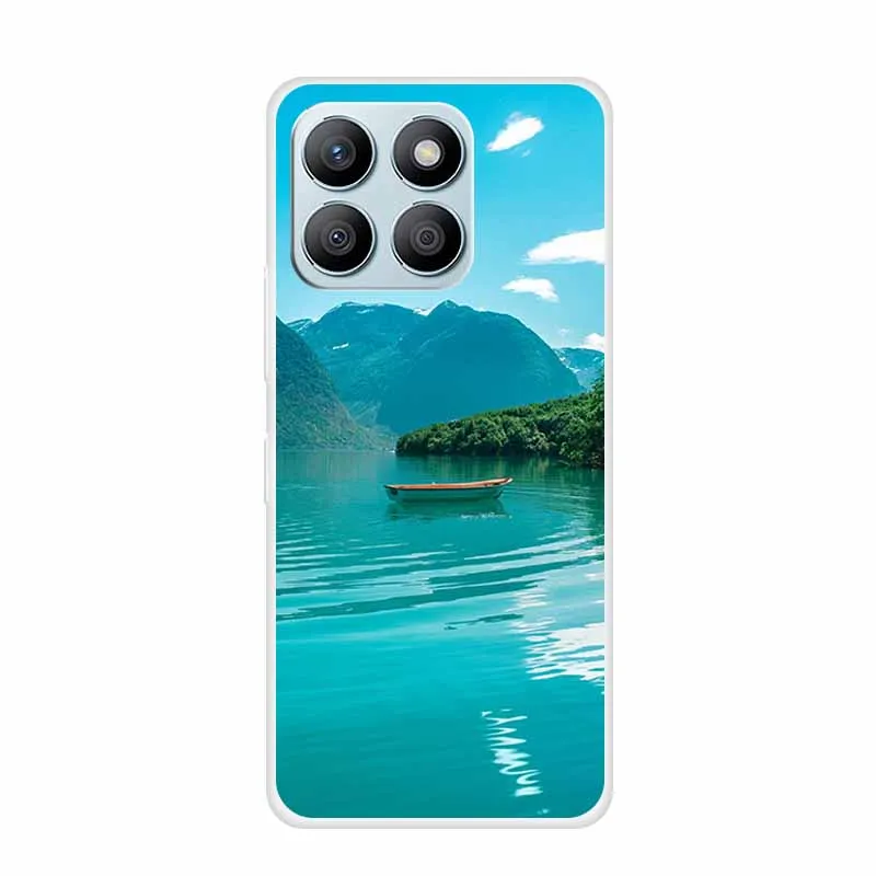 Clear Silicone Phone Case with Lovely Patterns - Transparent Protective Cover