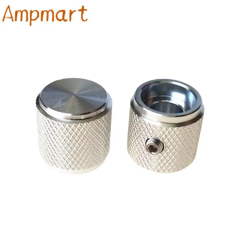 Aluminium-Legierung Drehknopf 6,0MM Innenloch 13*13 Ersatz für Gitarrenverstärker HIFI Audio Auto Lautstärkeregler – Detail 2