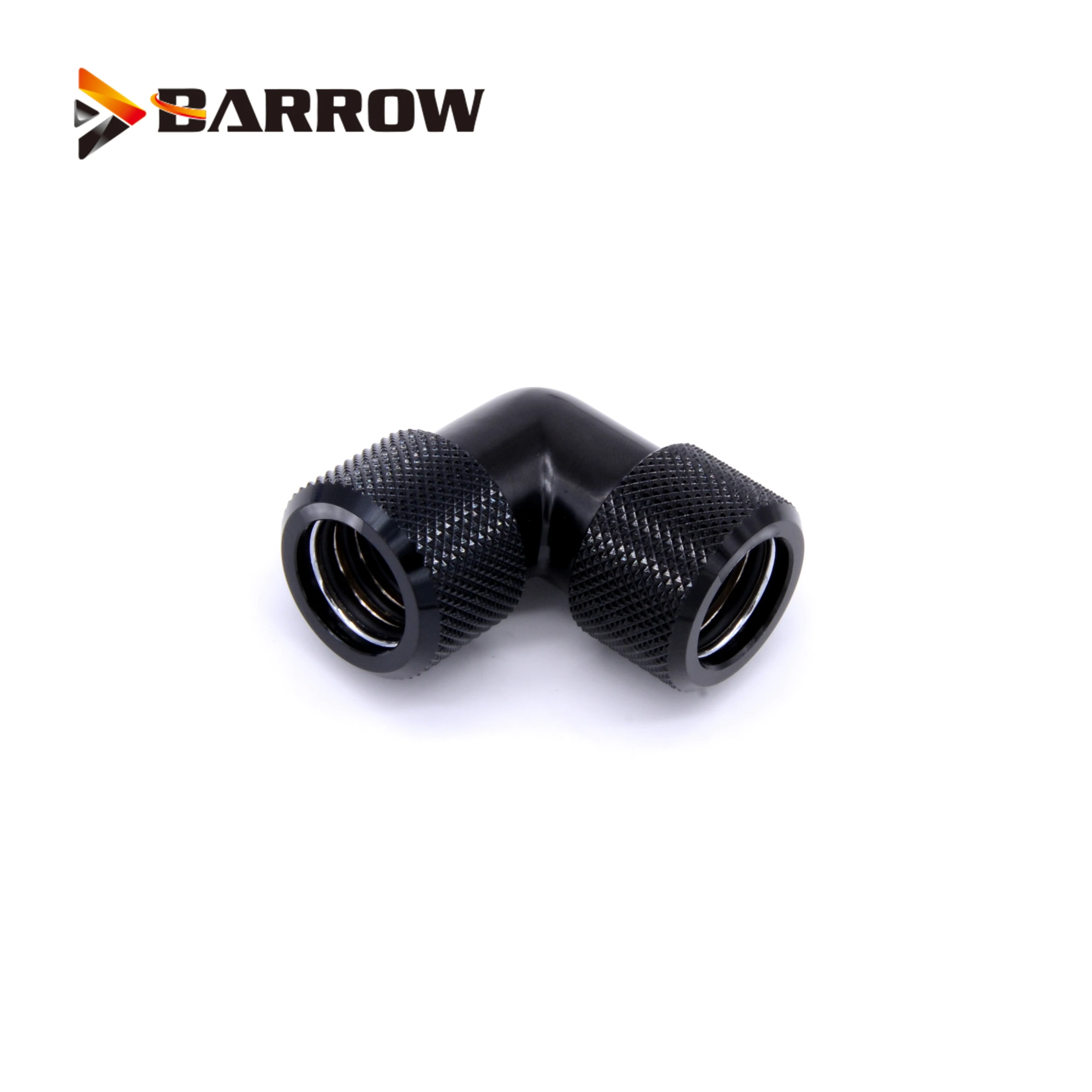 Barrow G1/4" Male to Female Extender Fitting, 90 Degree Rotary, White