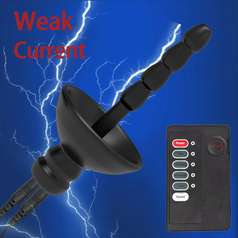 E-stim Penis Rod Electro Shock Urethral Sounding Plug Bdsm Medical Accessories For Men Prostate By Electric Stimulation Sex Toy