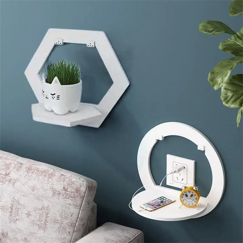 

Round Hexagon Shelves For Wall Decor Floating Shelves For Wall Kitchen Wall Decor Round Hexagon Floating Wall Shelves Storage