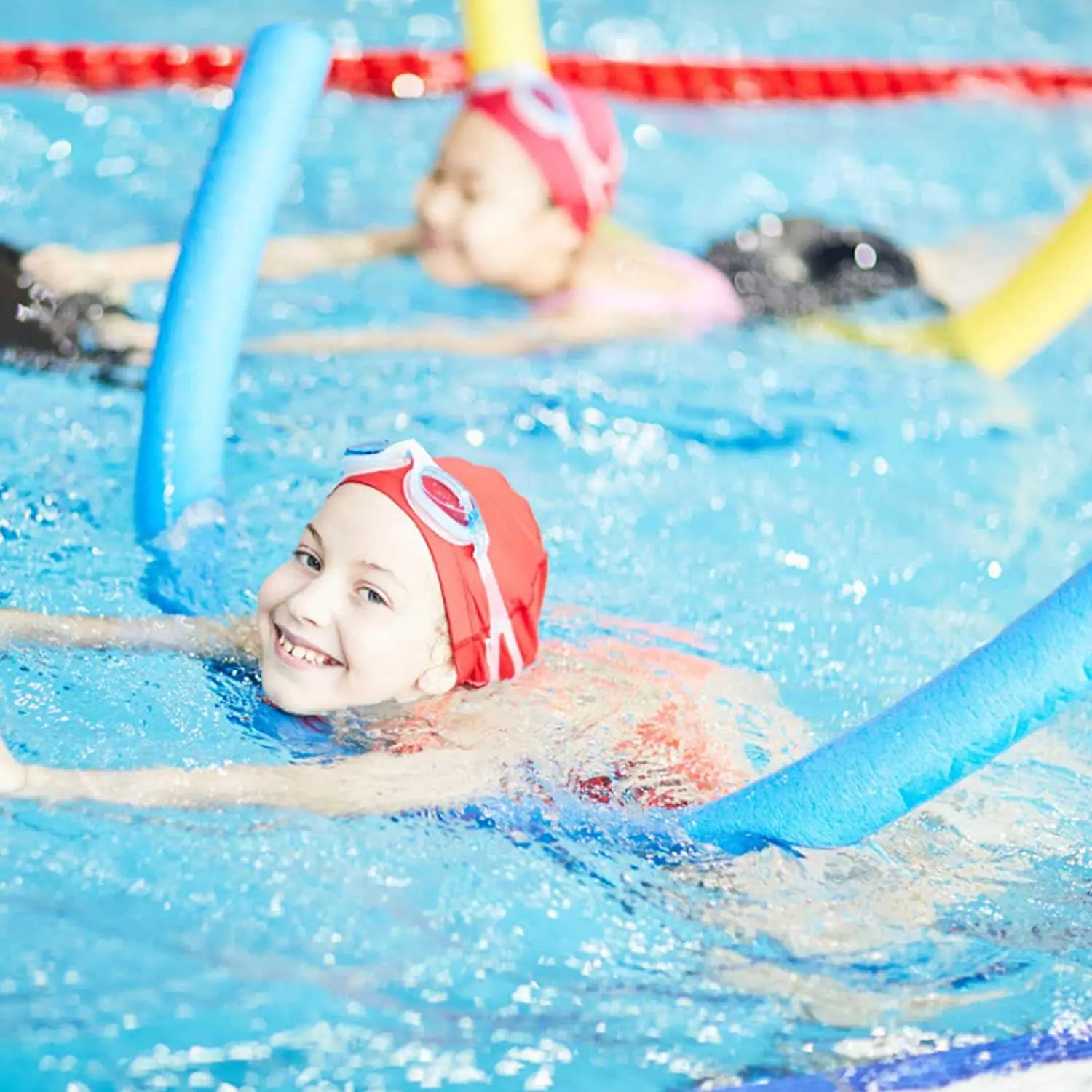 Accesorios de piscina de colores multicolores con churro de 150cm