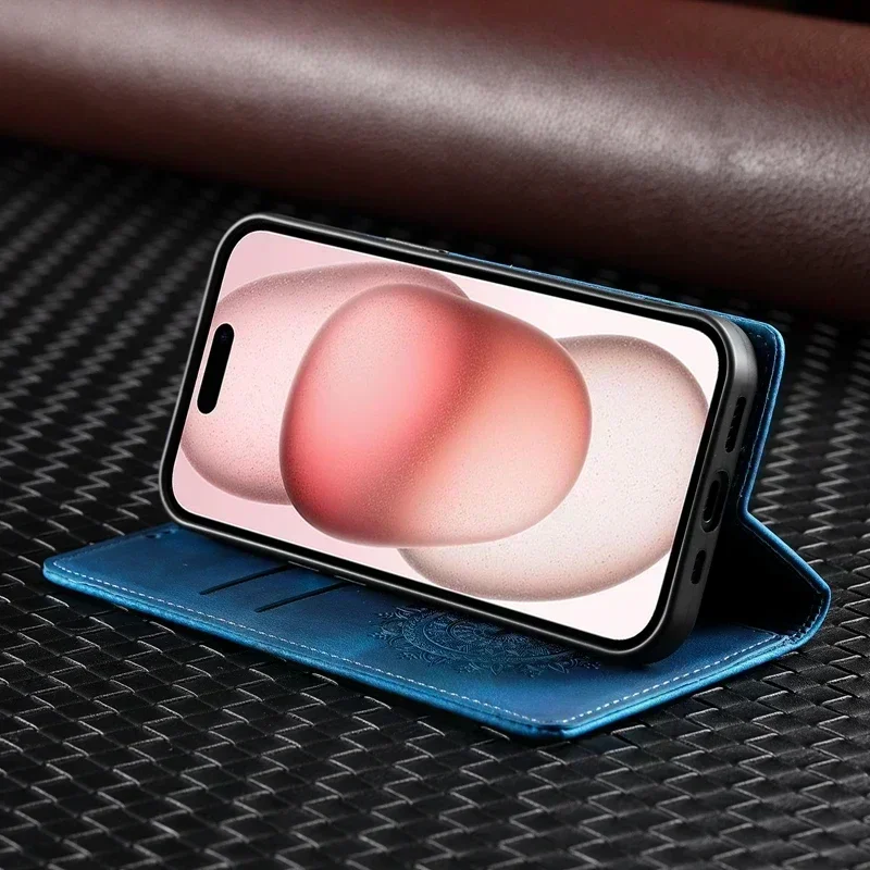 Magnetic Leather Phone Case Cover - Premium Protection and Style