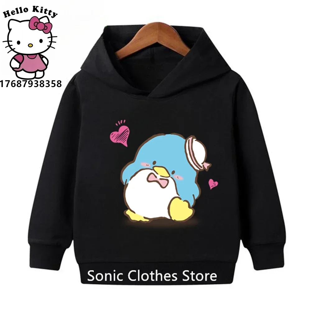 

Tuxedosam Hoodie Kids Clothes Boys Girls Sonic Sweatshirt Fashion Pullover 3-12 Year Old Baby Sanrio Clothing