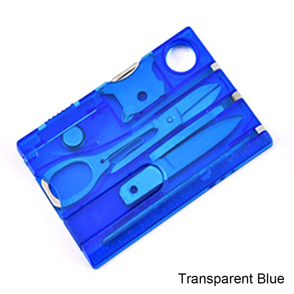 12 In 1 pocket credit card multi tools for outdoor survival camping hiking EDC