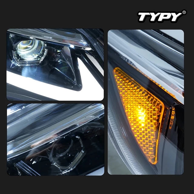 نوع سيارة لتويوتا الولايات المتحدة كورولا المصباح 2010-2013 ترقية تعديل جديد DRL ديناميكية بدوره إشارة LED المصباح اكسسوارات السيارات