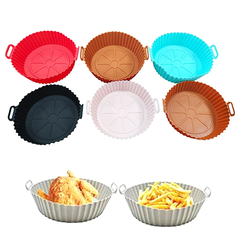 6PCs 7 Air Fryer Accessories Set Baking BBQ Pizza Chips Pan Mold