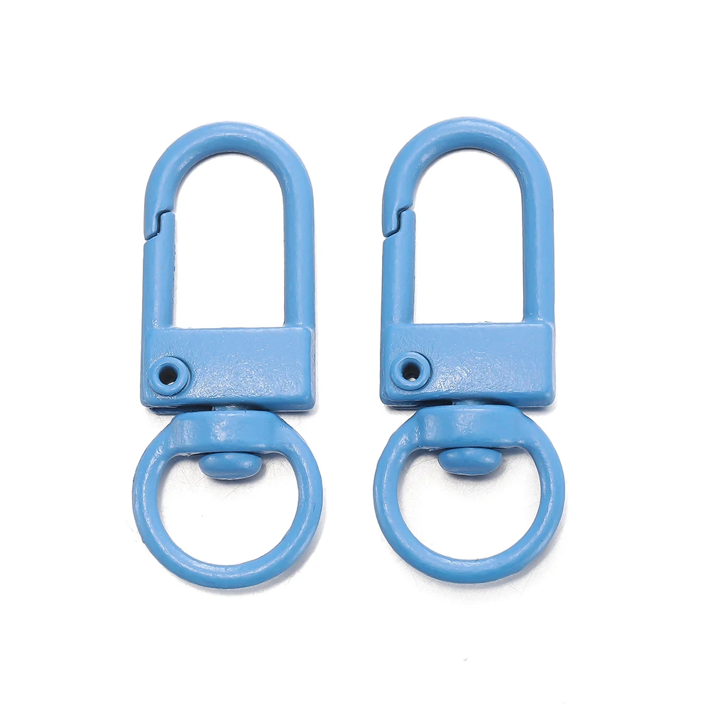 Colorful Alloy Snap Lobster Clasp Hooks for DIY Crafts - 10-Pack Wholesale Set