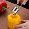 NEW Stainless Steel Fruit & Vegetable Corer Red Pepper Seed Remover Universal Kitchen Gadget For Apple Pear Tomato Pepper Tool 3
