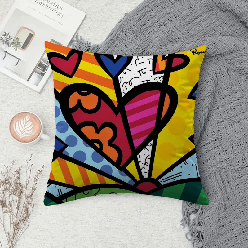 Decorative Pillowcases B-Britto Cushion Cover Luxury Pillow Cover Pillow Case Sofa Car Bed Room Decor Dakimakura Wedding Gift