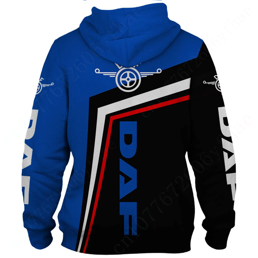 DAF Casual Hoodies For Men Women Harajuku 3D Printing Sweatshirt Anime Zip Hoodies Essentials Pullover Top Unisex Clothing
