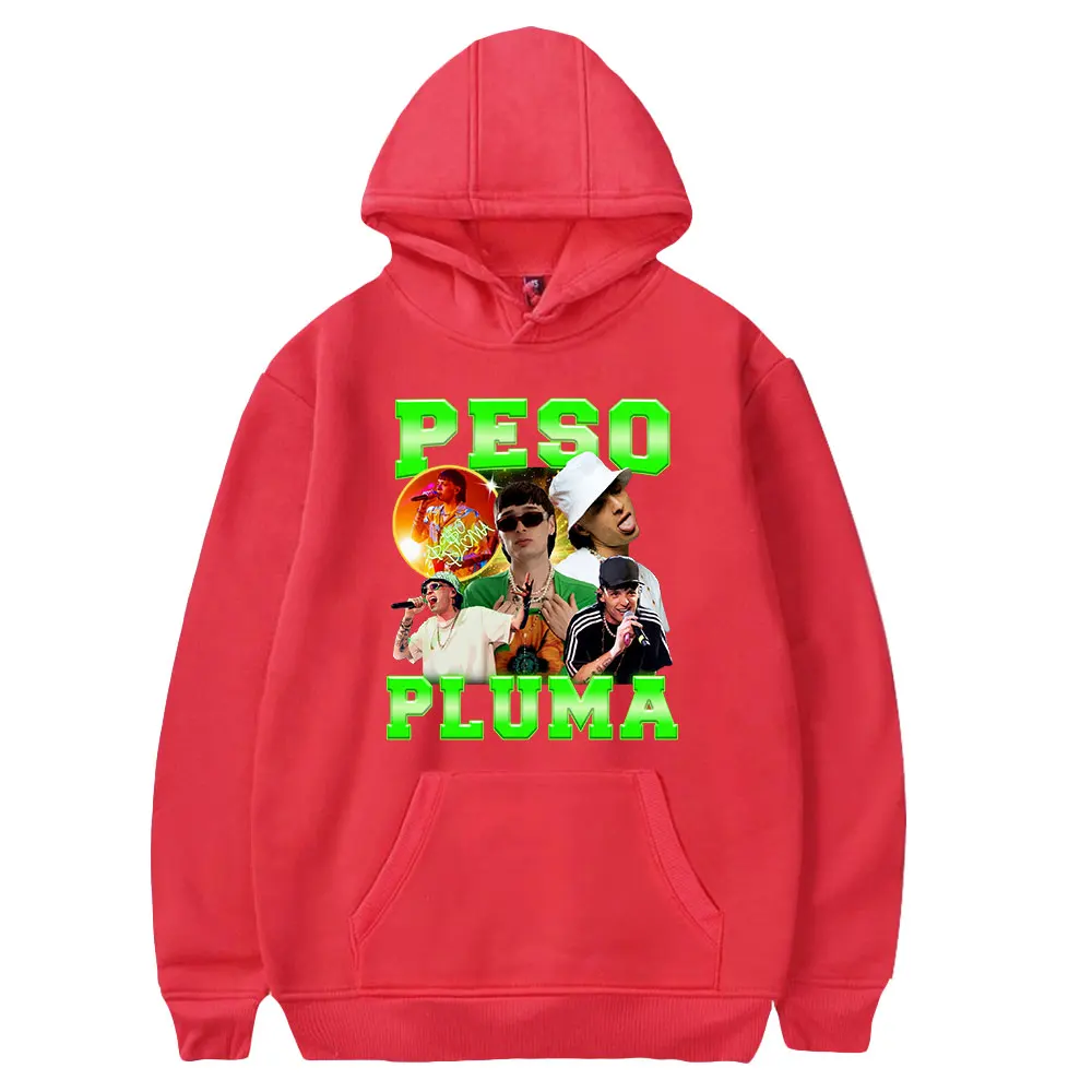 Pluma Double P Tour Rapper Pullovers, moletons casuais diários, estilo hiphop, streetwear impresso, merch, inverno