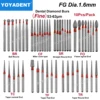 FG Fine Dental Burs Diamond Burs High Speed Turbines Drills Dental Lab Polishing Tools TR/TC/TF/FO/BR/SR/Type 1.6mm 10pcs/Pack