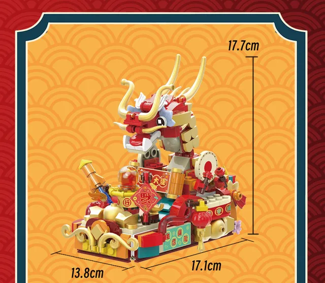 chinese new year dragon float