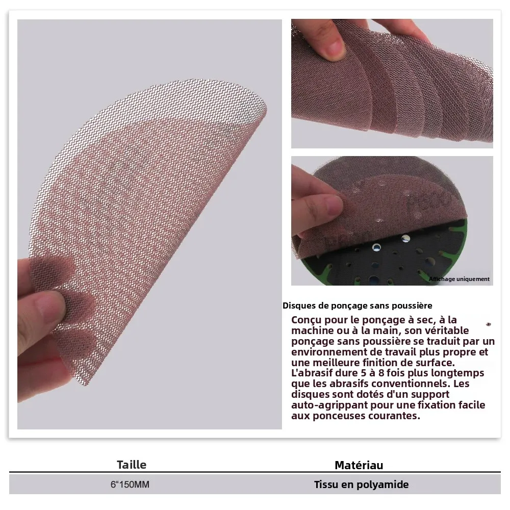 Gros plan sur un masque anti-poussière chantier, surface abrasive visible, protection haute performance pour bricolage.