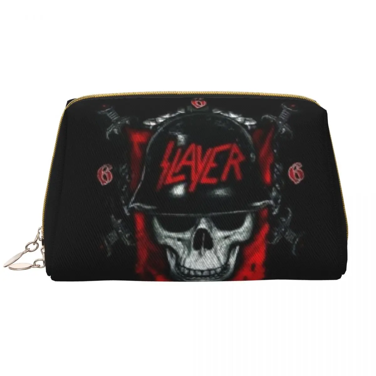 

Heavy Metal Rock Band Slayers Cosmetic Bag Women Cute Big Capacity Makeup Case Beauty Storage Toiletry Bags