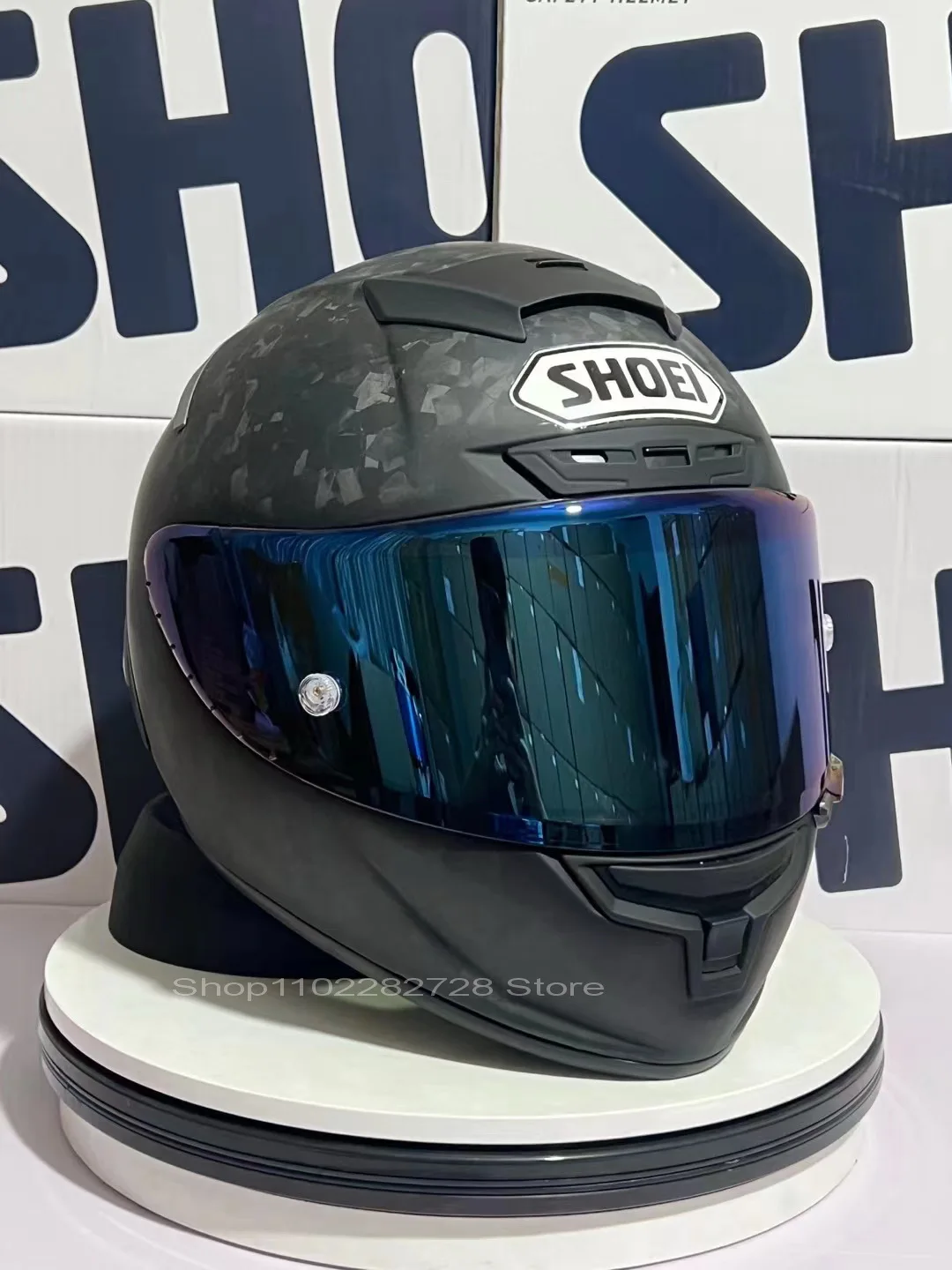 Helm Shoei X14 Carbon Shoei X Fourteen Helmet Rear
