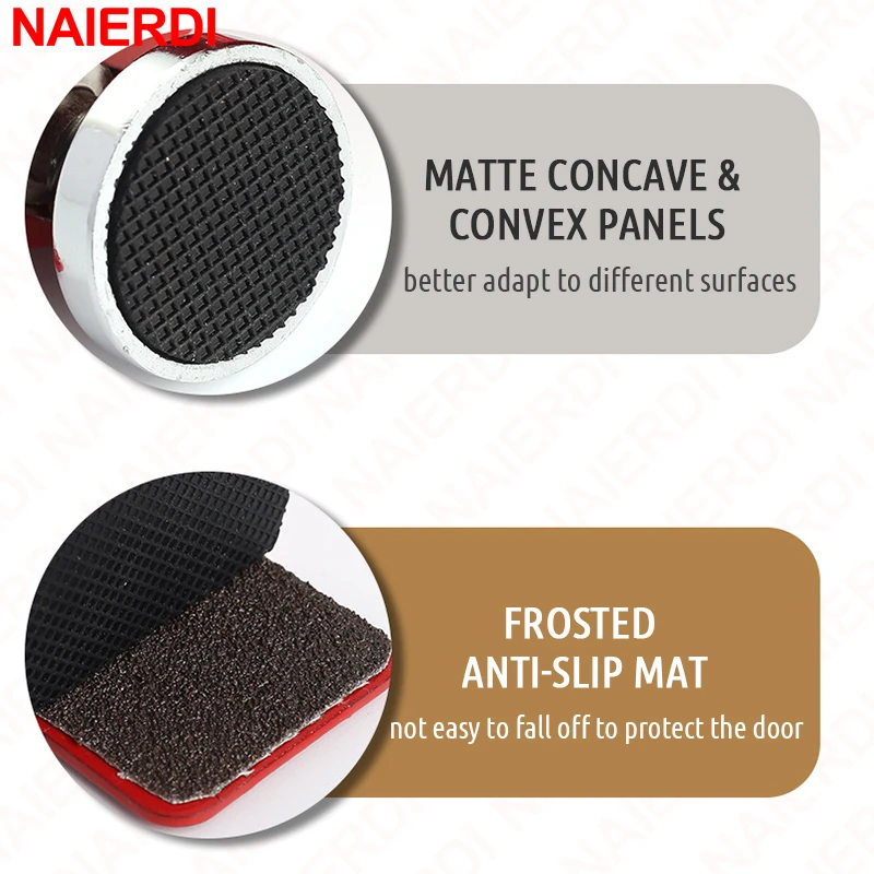NAIERDI Security Door Stopper Portable Anti-Slip Door Lockdown Security Device Stop Safety Hotel Apartment Travel